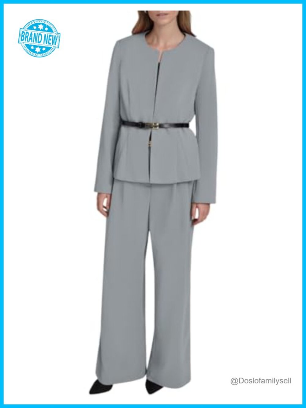 Long Sleeve Belted Layering Jacket Trench Coat Casual